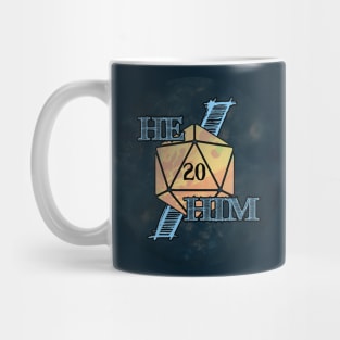 He/Him Pronoun D20 Mug